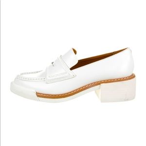 Rag and Bone white Antor loafers size 38 US 8